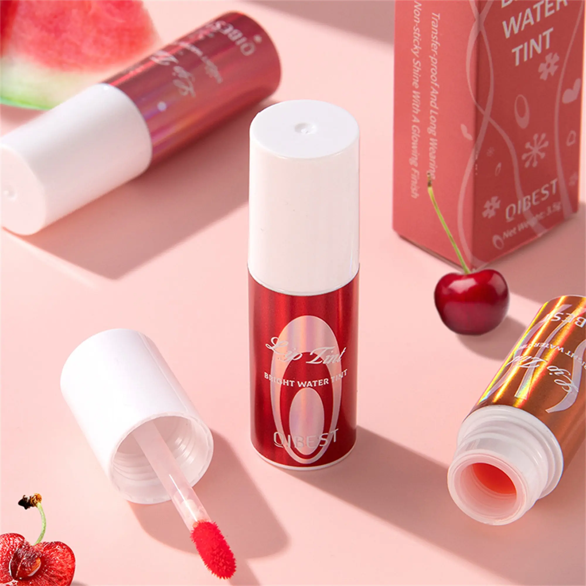 Long Lasting Lip Gloss Moisturizing Glasting Water Liquid Lipstick Lip Tint Stain for Women Makeup Cosmetic