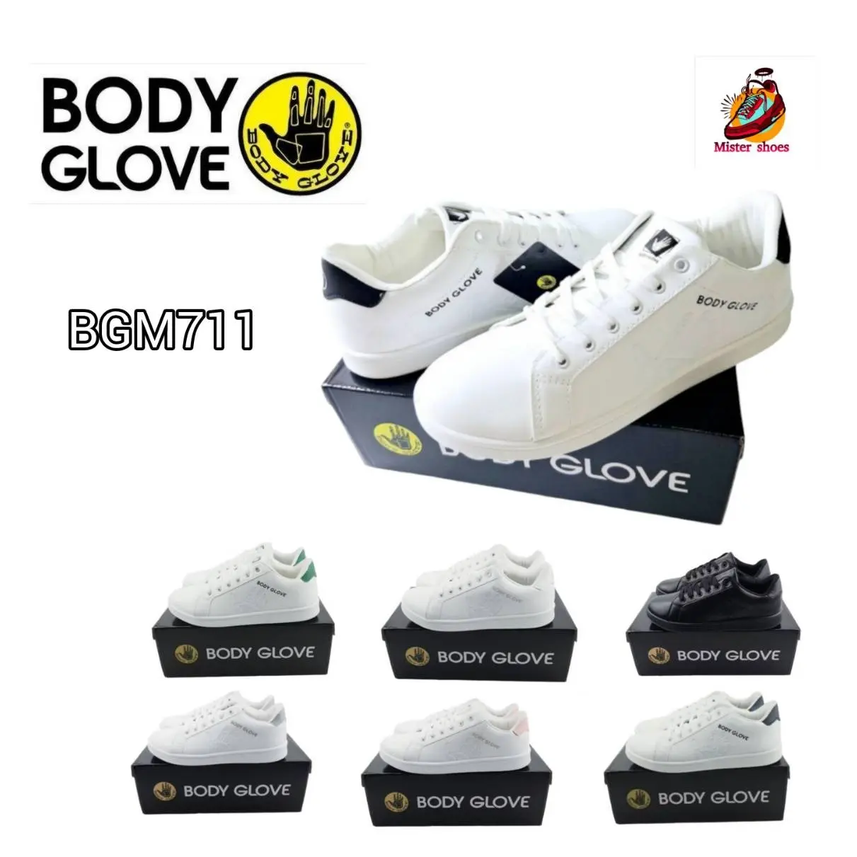 Body Glove รองเท้าผ้าใบ รุ่น BGM711  (งานกล่องใหม่) ใส่เที่ยว ใส่ทำงาน