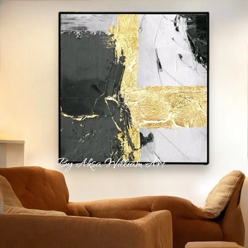 lukisan abstrak modern art aesthetic