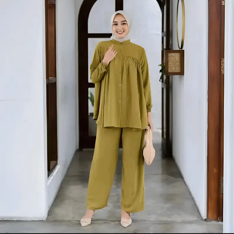 KF - OCHA SETELAN WANITA ONE SET // DIANA ONE SET WANITA CRINCLE REMPEL 1