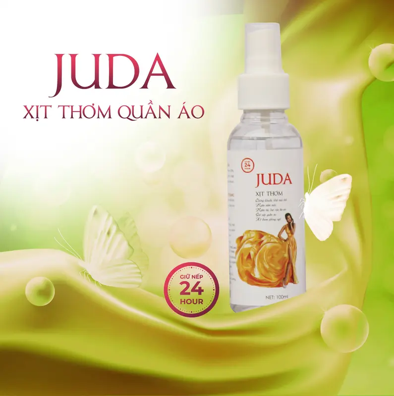 Xịt Thơm Quần Áo JUDA 100ml 4