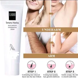 SENANA HAIR REMOVAL CREAM PENGHILANG BULU PERONTOK BULU CREAM Alami Krim Perontok Bulu Ketiak Bulu Kaki Wax pencabut bulu ketiak