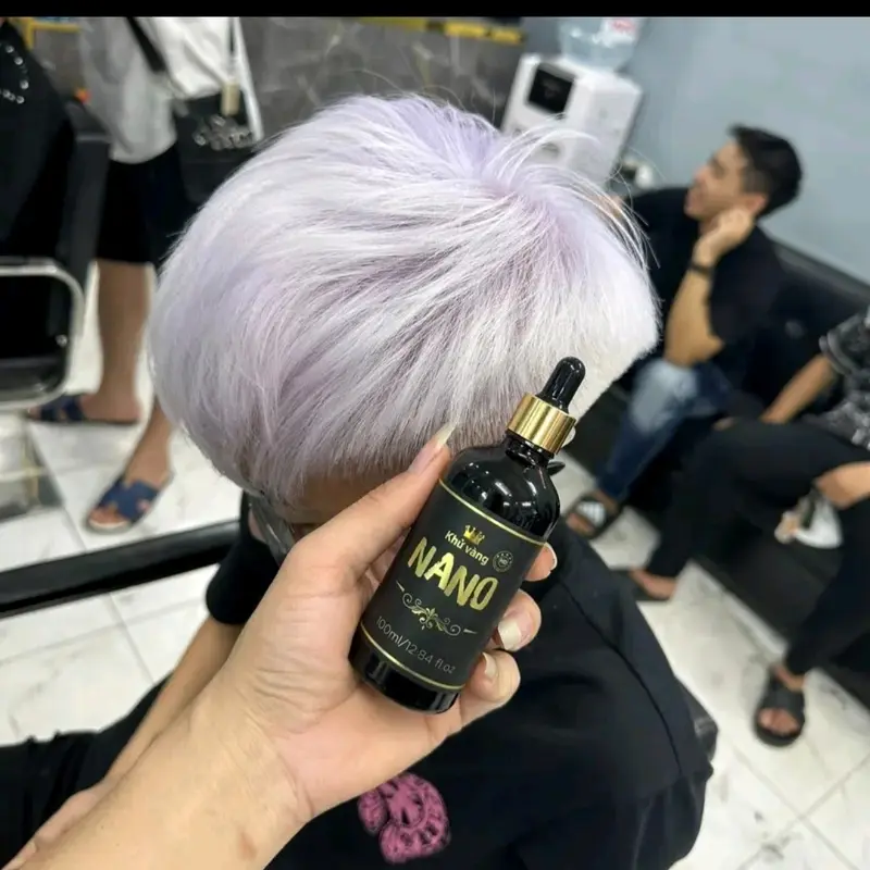 100ml Tinh chất khử vàng NaNo cao cấp, khử vàng cho nền tóc tấy, khử vàng cho nền tóc bị trôi nền. Nhuộm Tóc Đổi Màu Tóc 5
