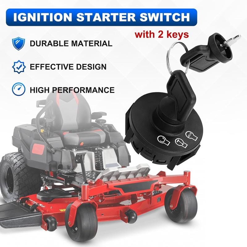 TikTok Shop Ignition Starter with 2 Compatible with Exmark Lazer Z Quest Next Lazer Z Toro Z Master TimeCutter SS ZS Series Titan Zero Turn Mowers Replace 117 2221 137 4100 116 0229 430 120