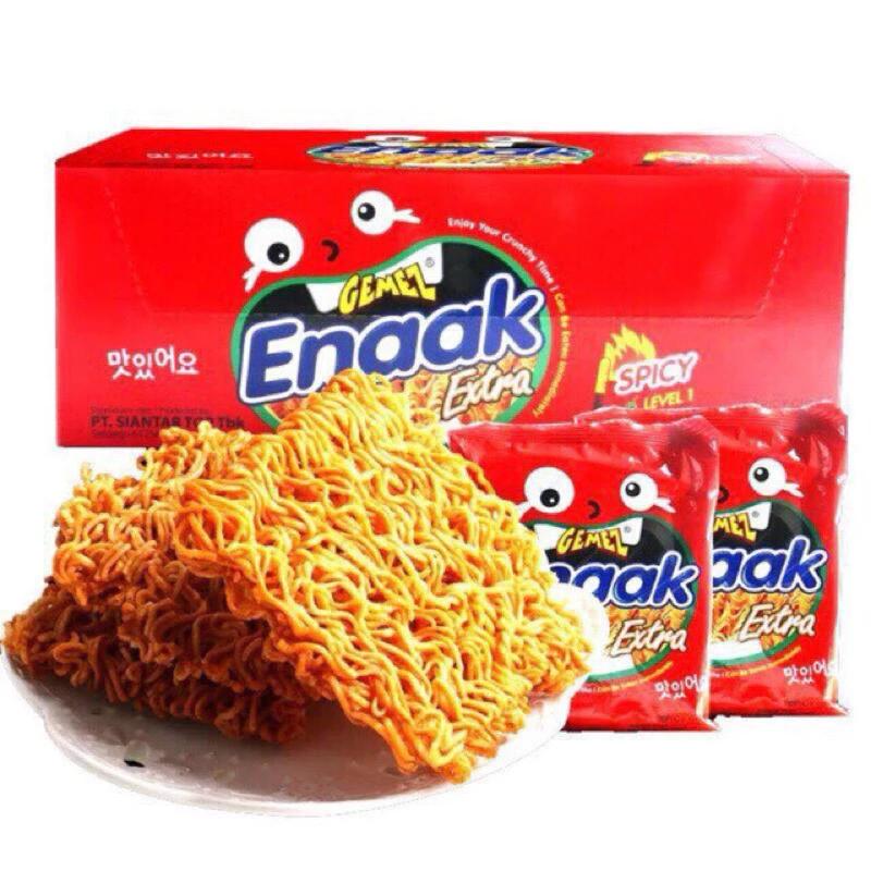  Snack mì trẻ em Enaak 28g  vàng 24 gói đỏ cay nhẹ 20 gói  