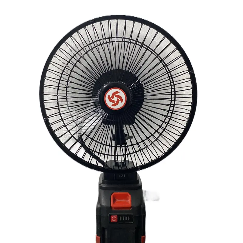 Quạt Pin 2 Tốc Độ Gió Có Chỉnh Tốc, Tốc Năng Xoay - Cánh Quạt 20cm, Lồng Quạt 22cm - Bảo Hành 6 Tháng QuạT Fan quạt tích điện pin trâu quat 2