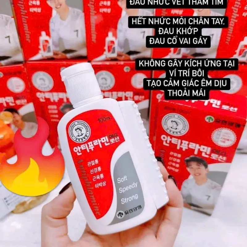 Dầu Nóng Xoa Bóp Hàn Quốc Antiphlamine 100ml 1