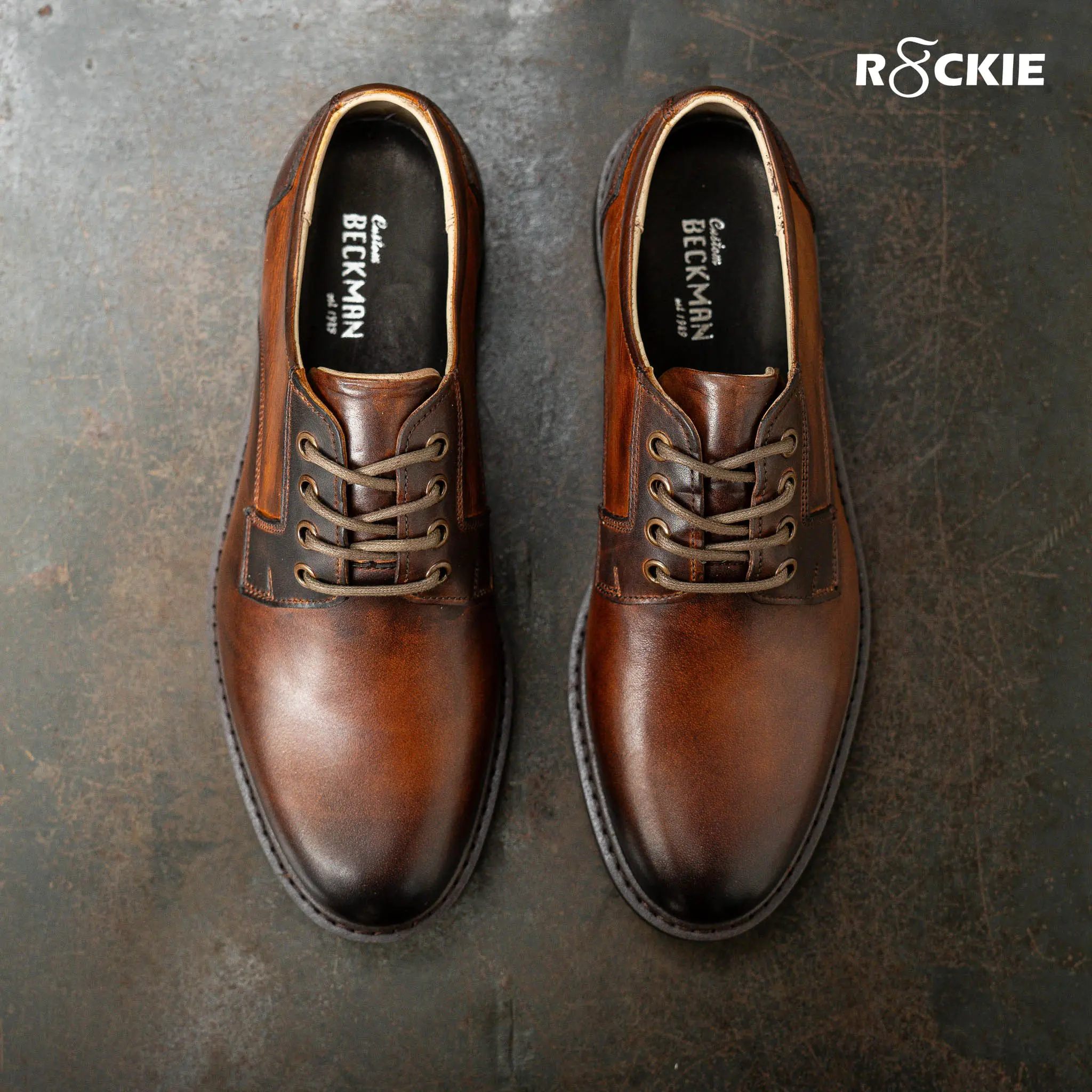 Giày Derby Classic dòng Brandy Beckman- Nâu Patina
