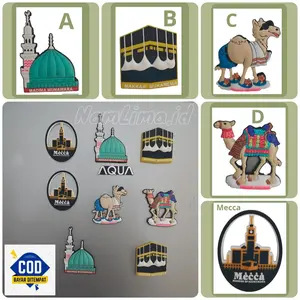 Magnet Kulkas Oleh-Oleh Haji Umroh Karet