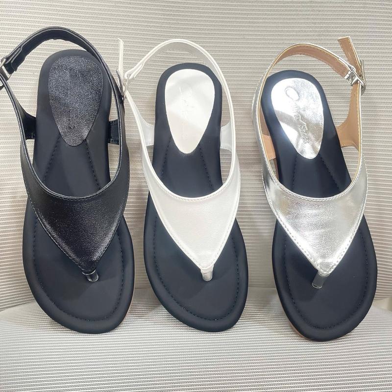 Dép Lê Mũi Tròn Quai Sandanl Kẹp Đế TPR Dẻo siêu Chống Trơn Trượt Hàng hottrend. GiàY DéP Nữ Shoes Quai Hậu Hoa sandal thấp cho giày đẹp 1