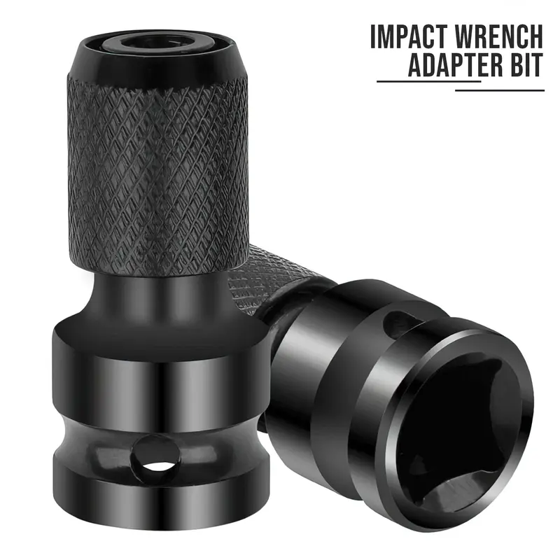 ALLEFIX Mata Obeng Konektor Adapter Impact Wrench 1/2 Inch ke 1/4 Inch - 6631 0