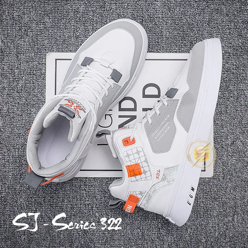 JPRO GANTENG Sepatu Sneakers Boots Fashion Pria Round Toe Pergelangan Kaki Kualitas Import Premium -322 5