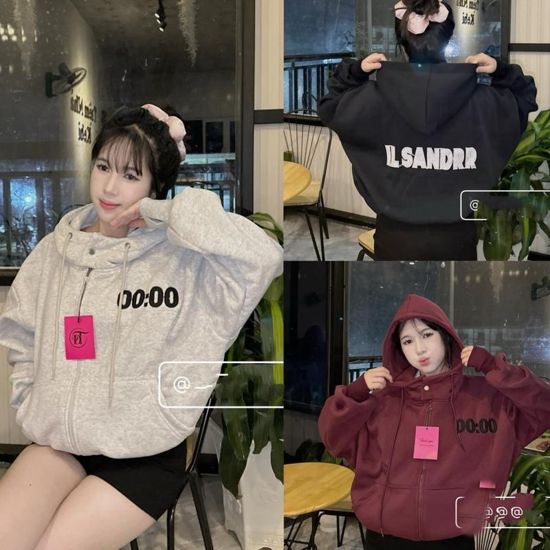 Áo khoác nỉ bông (KÈM ẢNH THẬT) freesize 0