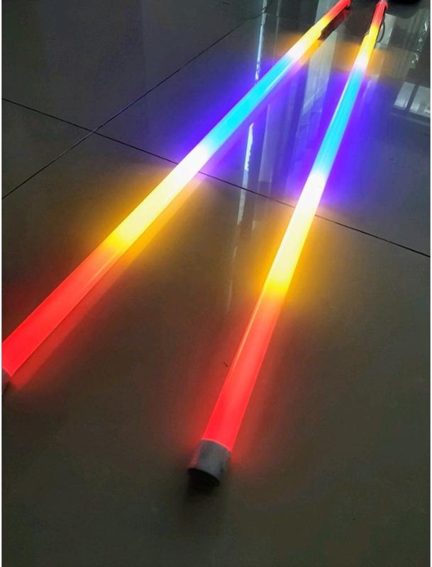 Đèn led tuýp nhựa 60cm - 1m2 T8 trang trí nhiều màu 18W sẵn dây nguồn đặt mua từ 2 sp