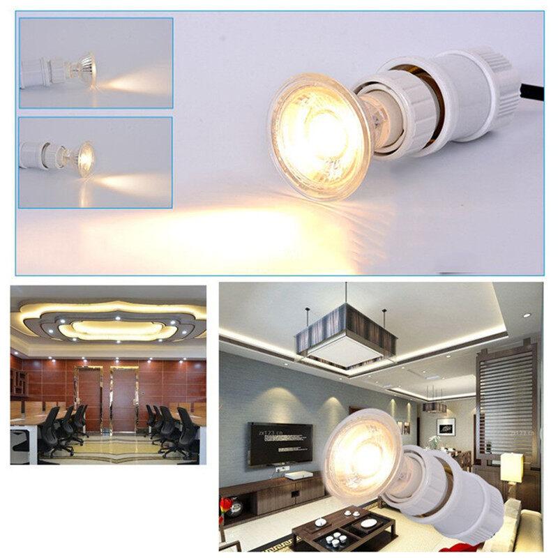 Product Introduction of 5Pcs 5W MR16 GU10 Spotlight Glass body AC 220V dimmable COB LED bulb warm white cold white 32