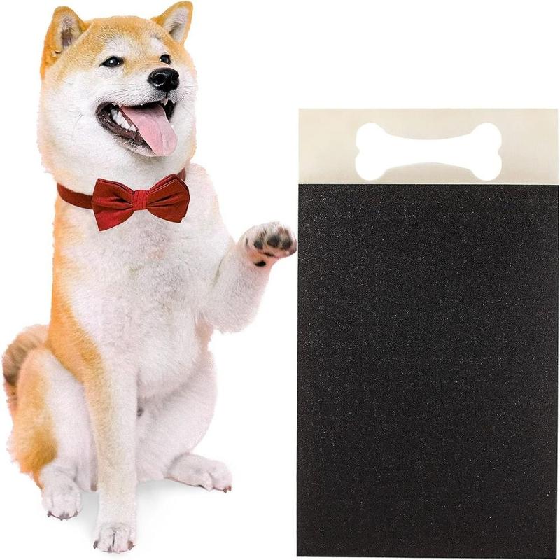 Puppy Wooden Dog Scratch Pad Dog Toy Pet Supplies Scratch Board Sandpaper Board Rectangle Nail Grinding Pad for Cleaning Grooming 1