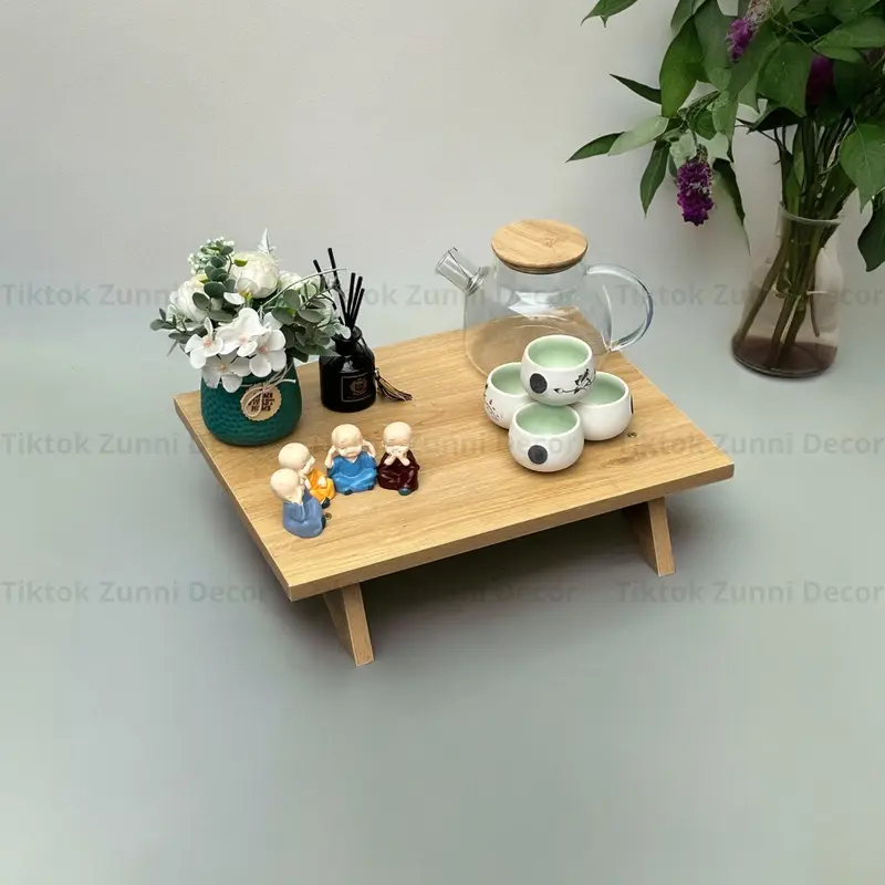 Kệ gỗ kê tượng kệ để bàn trang trí phòng khách kệ để cây cảnh bonsai gỗ mdf chất lượng cao dễ dàng vệ sinh ms0561 3