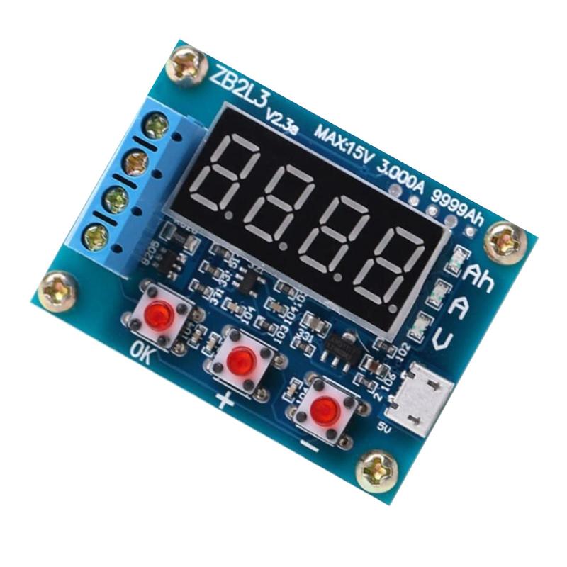 1.2V-12V Battery Capacity Meter Discharge Tester Analyzer 18650 Lithium Ion Lithium Lead Acid Battery Capacity Meter 3