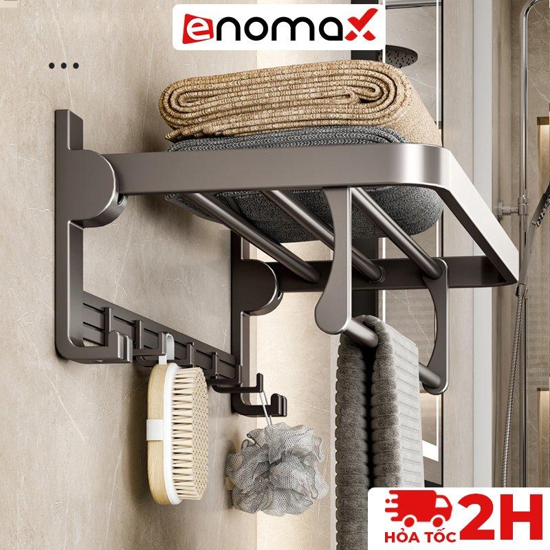 Giá kệ treo khăn tắm / quần áo, đồ dùng phòng tắm, chât liệu nhôm hàng không chống gỉ, bảo hành 10 năm ( Eno 0134 )
