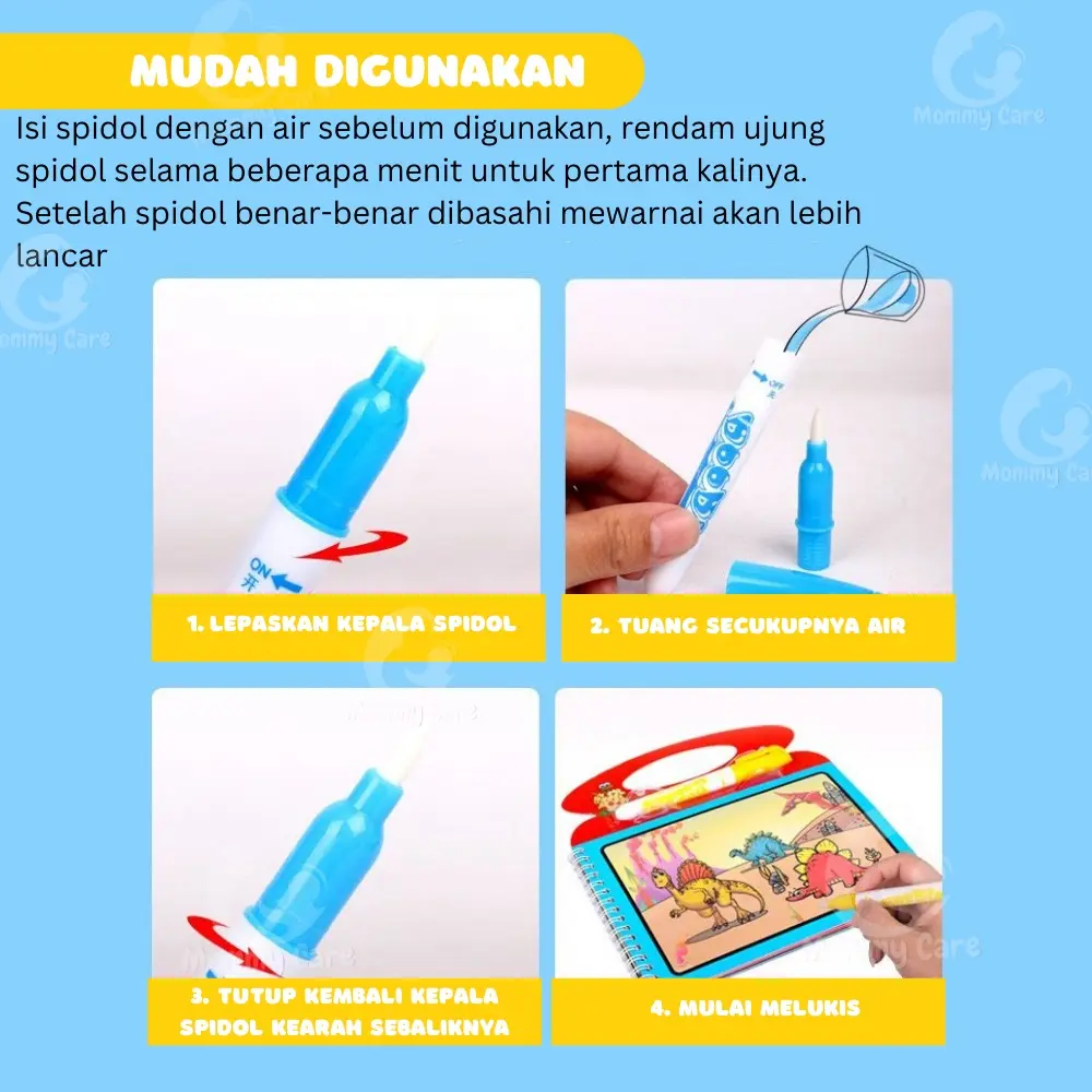 Magic Water Book/Buku Mewarnai Dengan Air Magic Water Book/Buku Mewarnai Dengan Air