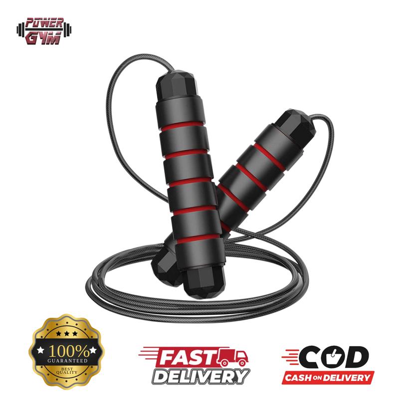PowerGym Professional Skipping Rope Tangle-Free With Ball Bearings ...