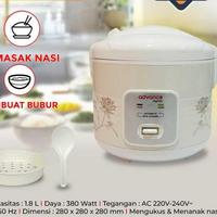 Gambar Advance A21 Rice Cooker Mini 1.8 Liter Penanak Nasi Serbaguna 3 in 1 Garansi Resmi 1 Tahun dari Advance DIgitals Store Kota Administrasi Jakarta Utara 3 Tokopedia
