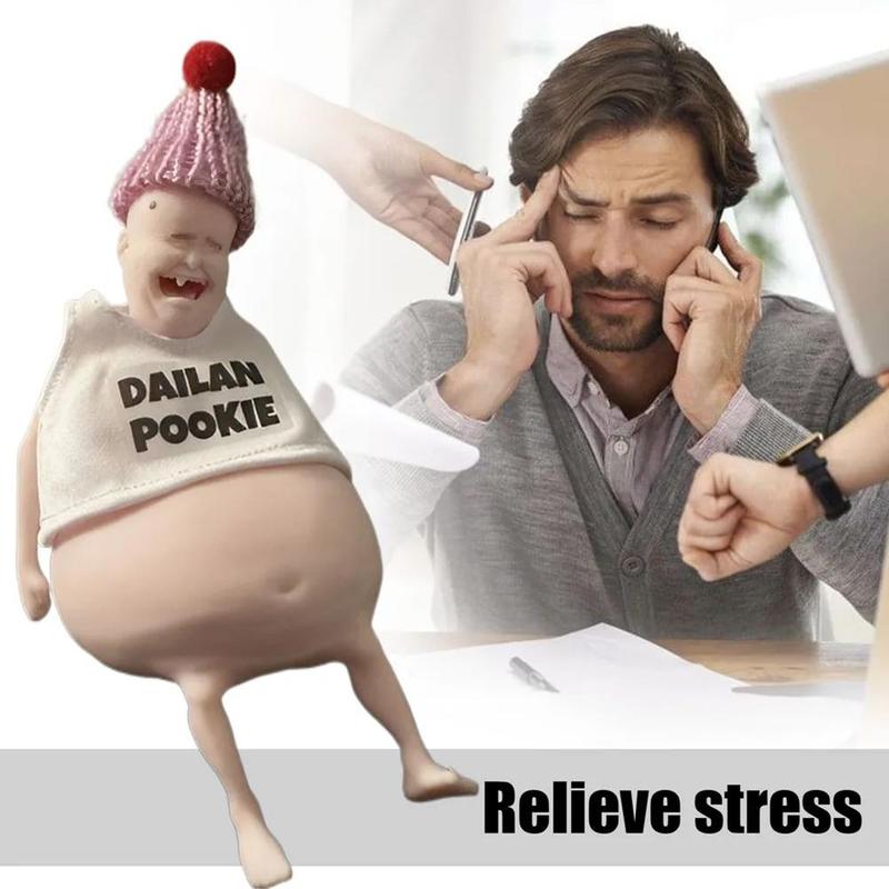 Product Introduction of Creative And Interesting Squeeze Fun Funny Soothing Decompression Toy Desktop Decoration Doll Ornaments Squeeze Gifts 13