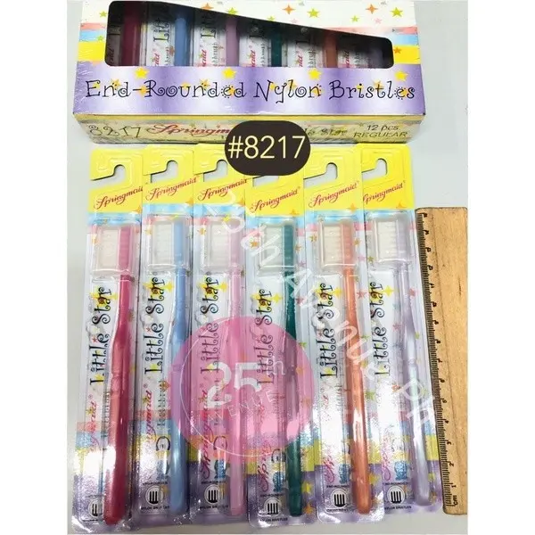 25th 12pcs ORIGINAL Springmaid Traveller’s Kid’s Toothbrush Tooth brush ...