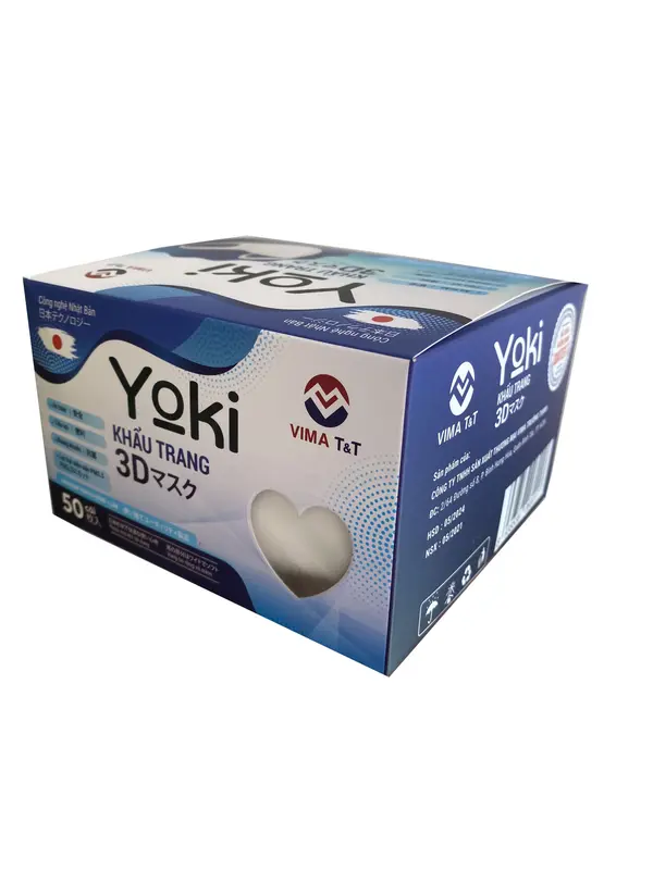 Hộp 50 Cái Khẩu Trang 3D Mask YOKI 1