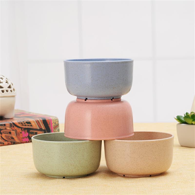 Product Introduction of 6Pcs Dishes Set Wheat Straw Children Dishes Eco Friendly Plate Set Office School Tableware Dish Unbreakable Plates Dinner Set 22