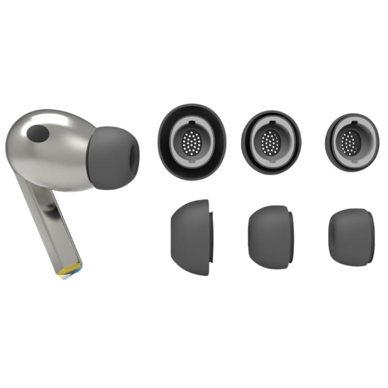 Product Introduction of Enhances Sound Isolation Ear Tips Ear Plug for Samsung Buds 3Pro Fit Silicone Eartips Comfort Fit Ear Tips Replacement 6