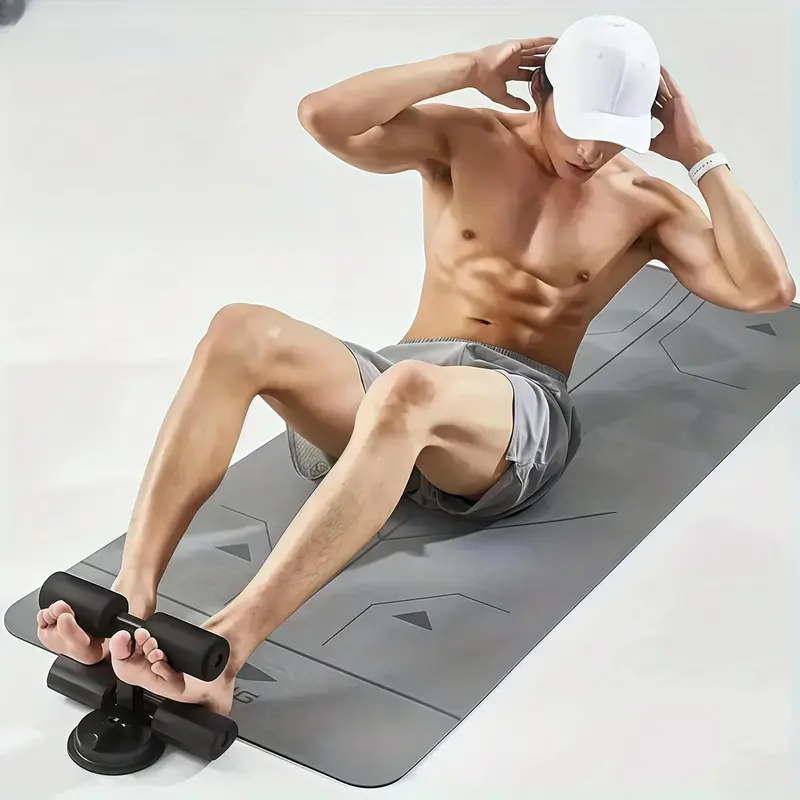 Sit-Up Assistant, Suction Cup Core Trainer, Durable Iron Core Trainer, Ideal for All Fitness Levels, Home & Office Fitness Equipment 0