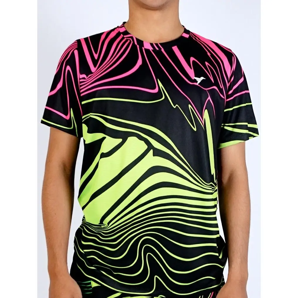 Trijee Sportswear Short Sleeve / Men / Baju /Dry Fit / NS Jersey Men - Neonsphere
