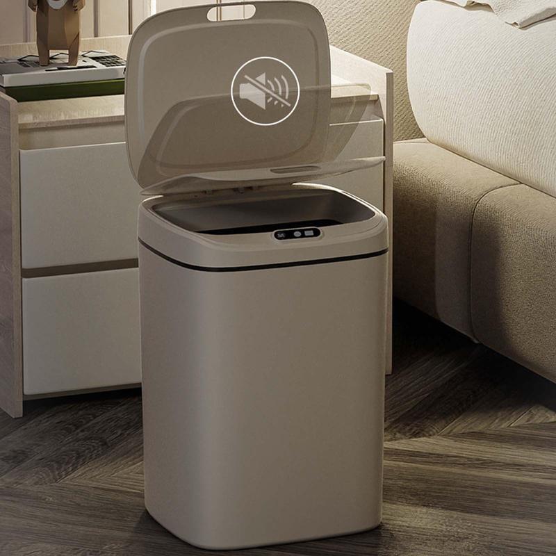 Automatic Trash Can, 1 Count Touchless Trash Bin with Lid, Kitchen Trash Can, Household Waste Bin for Kitchen, Bathroom, Bedroom, Living Room 8