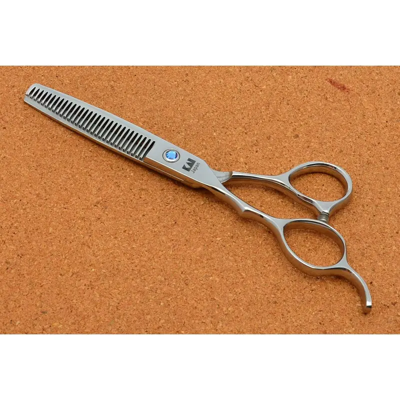 HAFON Kéo Cắt Tóc, Tay Trái, 5.5 Inch, Kéo Làm Tóc, Kéo Tay Trái, Kéo Thẳng, Kéo Cắt Mỏng, Thích Hợp Cho Tóc Mái 2