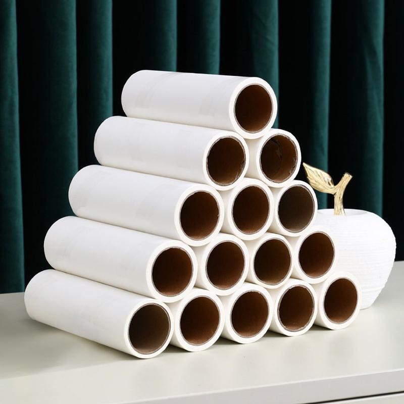 10 Cuộn Lõi Thay Cây Lăn Bụi Làm Sạch Quần Áo Ga Giường Sofa Lông Chó Mèo - Lõi Cây Lăn Bụi 10cm 16cm