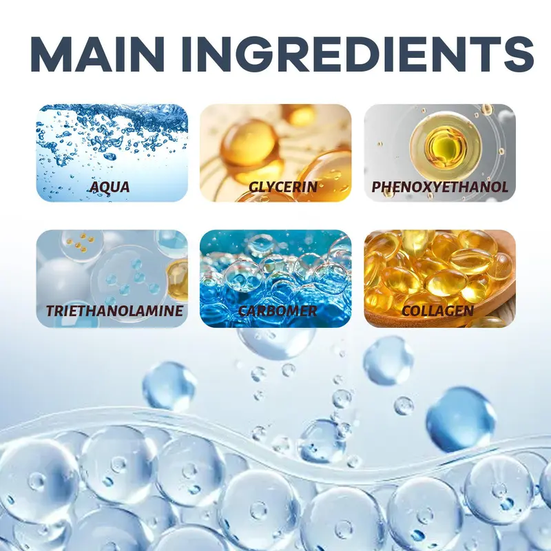 Collagen Facial Mask, 6 Counts Moisturizing Facial Mask, Firming Hydrating Face Mask, Face Care Product for Women & Men 5