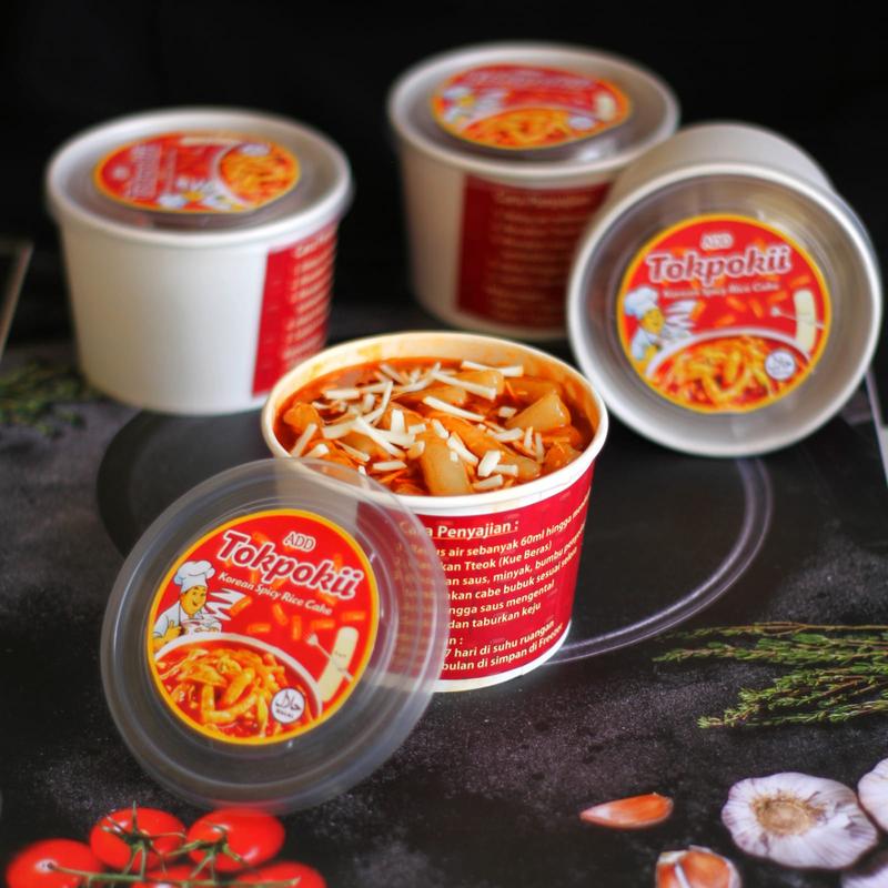 Topokki Instan Halal Murah Pedas Viral Topoki Toping Keju Food Makanan 1