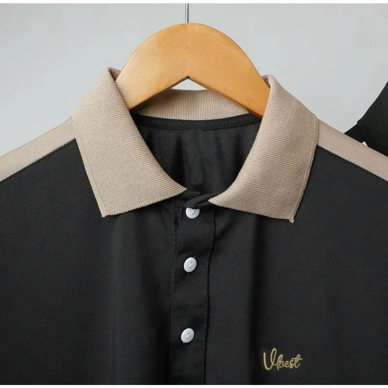 Áo polo nam cổ bẻ thêu VBEST vải poly cá sấu thoáng mát,thấm hút mồ hôi,trẻ trung năng động 4