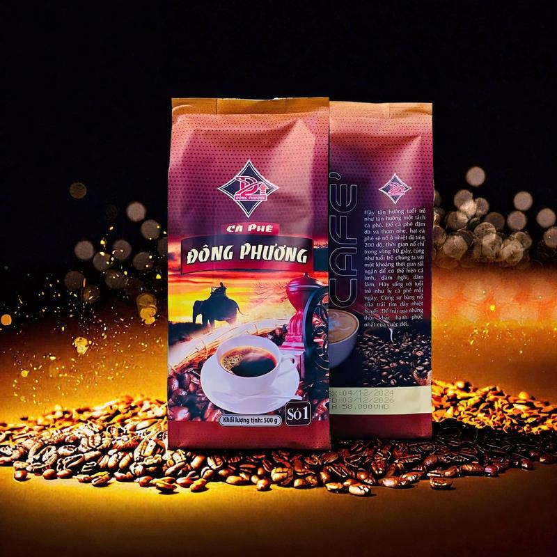 Cà Phê Đông Phương Số 1 (500g/gói) -Cafe Truyền Thống, Vị Đậm Đà, Thơm Nhẹ