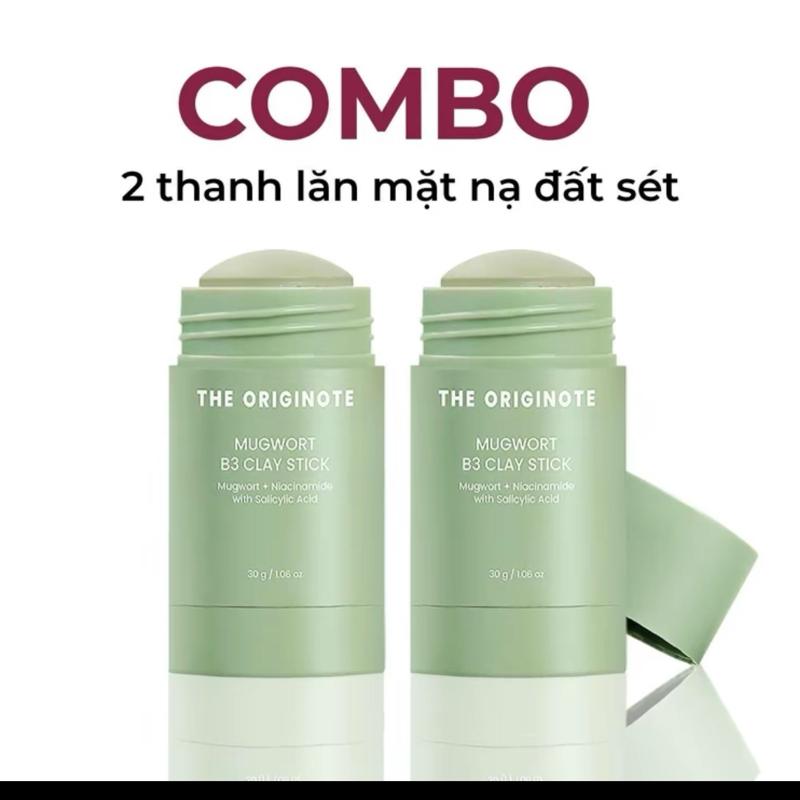 Thanh lăn mặt nạ đất sét The.Originote B3 Clay Stick se khít lỗ chân lông,cải thiện mụn 30g skintific 