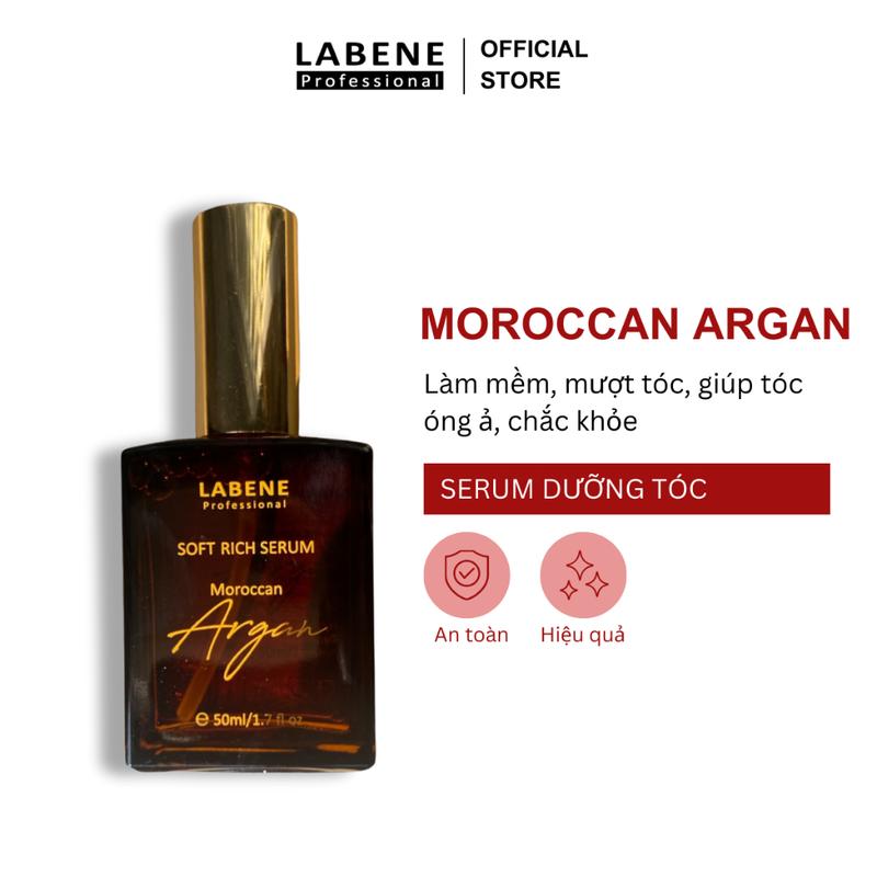 Serum Tinh Dầu Dưỡng Tóc Moroccan Argan 50ml, Làm Mềm Mượt, Dưỡng Ẩm ,Giúp Tóc Óng Ả Chắc Khỏe | LABENE