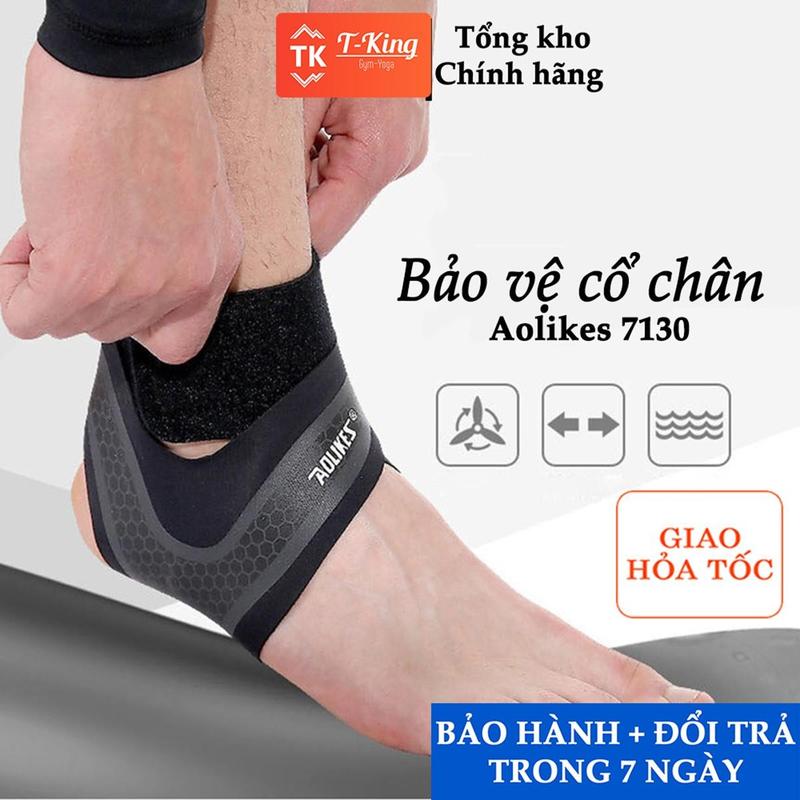 Băng quấn, Đai bảo vệ cổ chân chơi thể thao Sport - Phụ Kiện chạy bộ - đá bóng Aolikes 7130 Thoáng khí dây  khoá trợ  lực