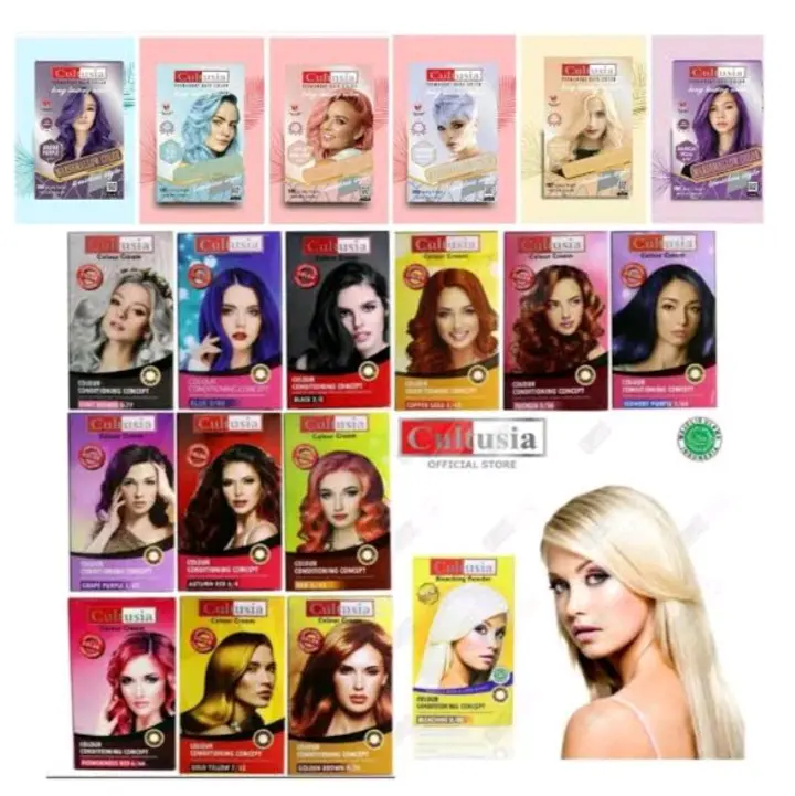 Cultusia Hair Colour & Bleaching Pewarna
