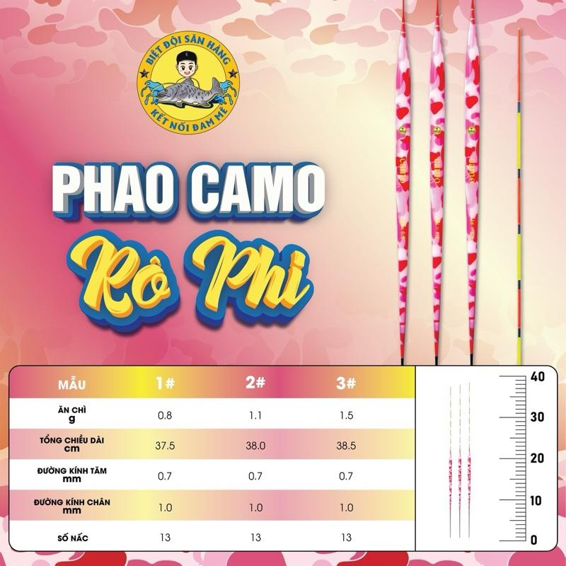 BĐSH Phao Câu Cá Rô Phi CAMO - Chất Liệu Nano Siêu Nhạy