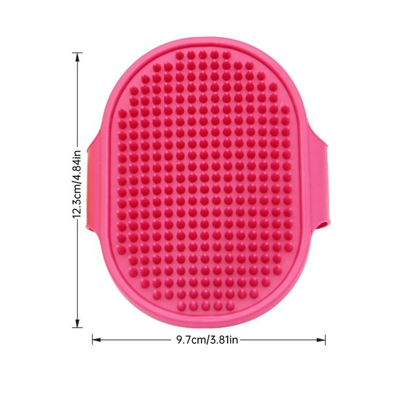 Product Introduction of Pet Silicone Bath Brush Hair Grooming Massage Tool Cat Dog Soft Bathroom Washing Gloves Pet Cleaning Comb Brush Tools 6