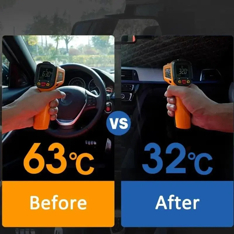Portable UV Protection Car Parasol, 1 Count Foldable Car Windshield Sunshade, Durable Car Windscreen Sun Shade for Car Windshield 6