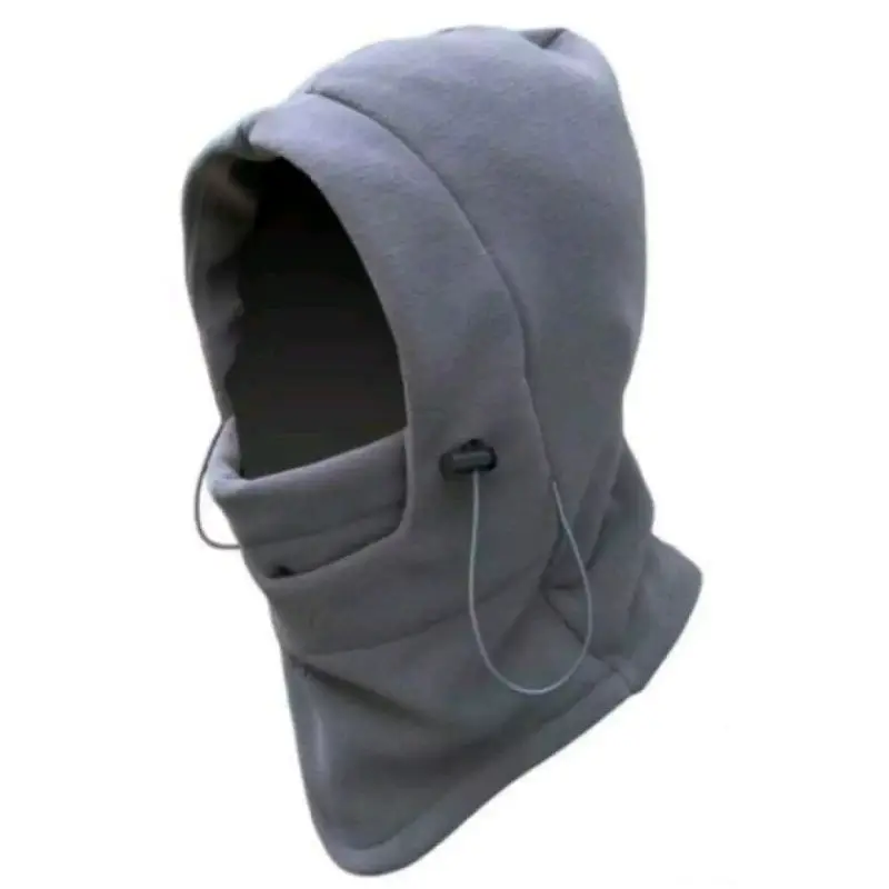 Topi Mancing Fleece Lembut Masker Jepang Uniseks Kupluk Polar - Untuk Aktivitas Luar Ruangan Topi