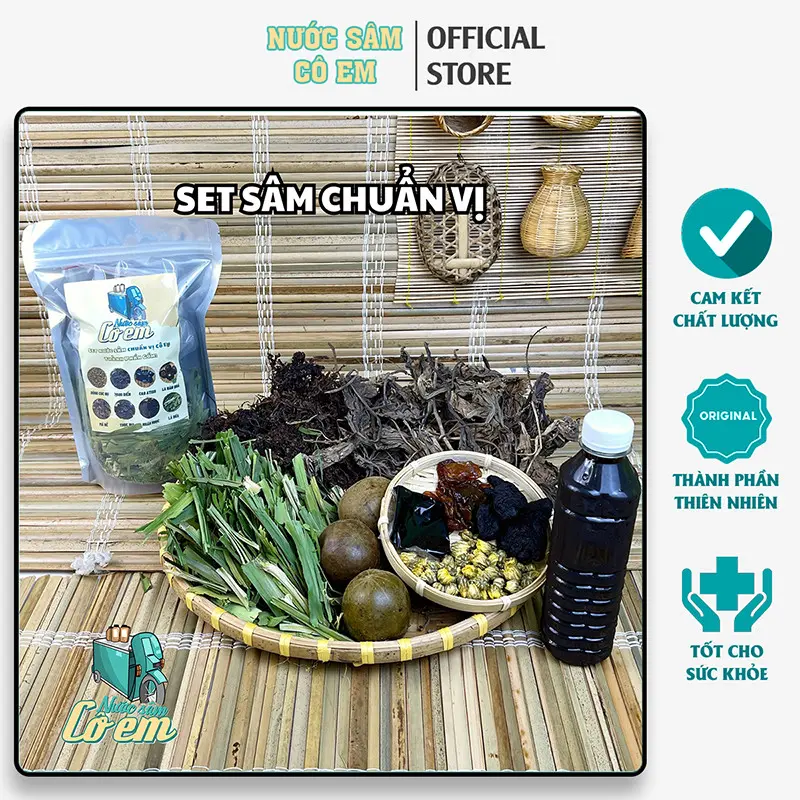 Set nước sâm chuẩn vị nước sâm Cô Em thanh nhiệt - mỗi set nấu 10L nước Nước Trà Tea Chè Trà 0