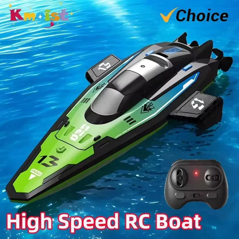 Mini RC Ship High Speed 2.4G Remote Control Boat Toy Rc Speedship With Rechargeable Battery Fast Toy Boat for Children Toys Gift